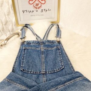 “Denim" Jean OverallsDistressed with Holes